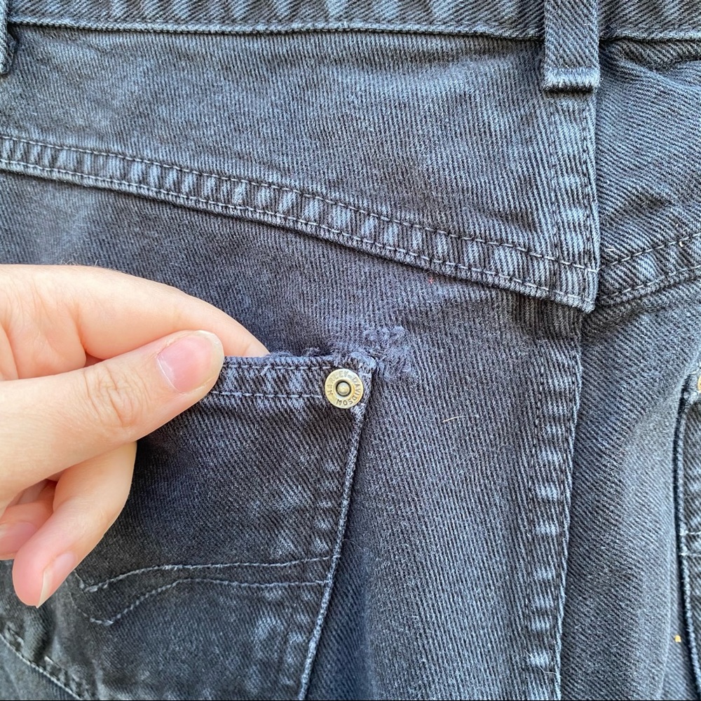 Vintage Harley Davidson jeans black classic 10 - Picture 7 of 10